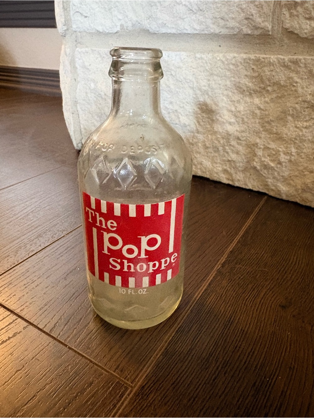 Pop Shoppe Vintage Glass Soda Bottle - Classic Retro Style